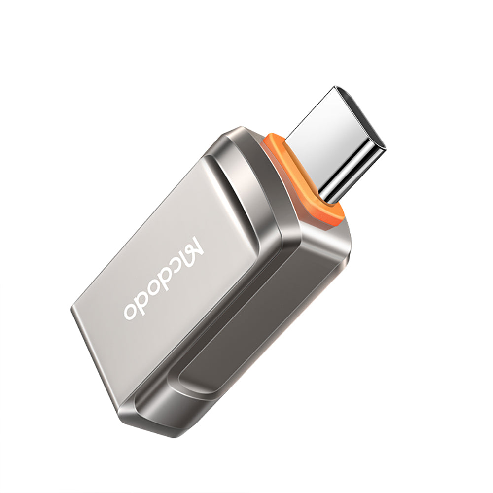 Адаптер OTG USB-C - USB-A McDodo OT-8730, Сив