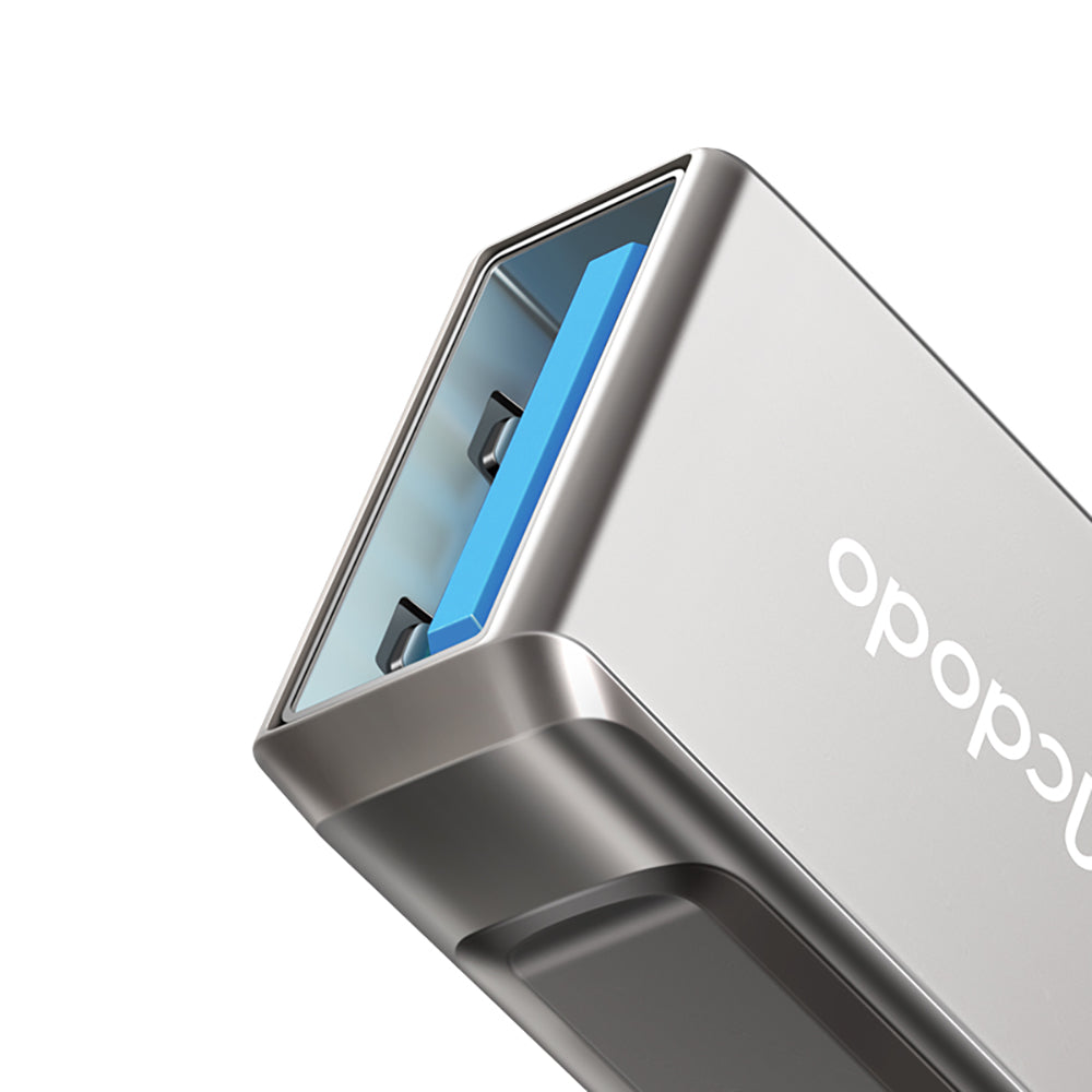Адаптер OTG USB-C - USB-A McDodo OT-8730, Сив