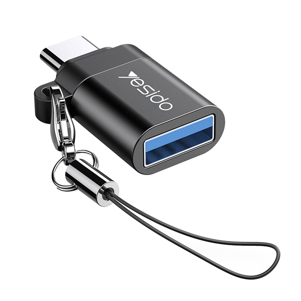 Адаптер OTG USB-C - USB-A Yesido GS06, Черен