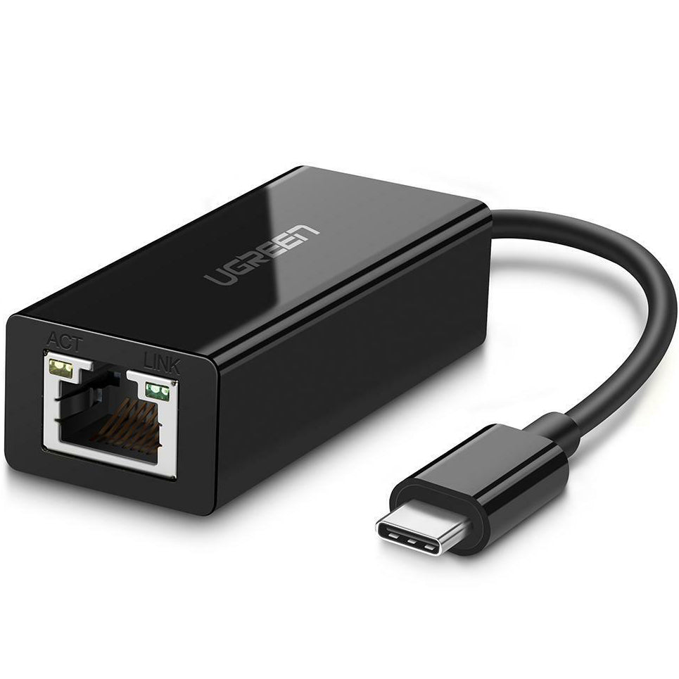 Мрежова карта UGREEN US236, RJ45, USB-C, черна