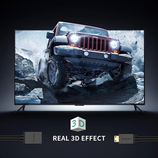 Адаптер за видео UGREEN 20137, miniHDMI - HDMI, 4K, Черен