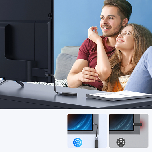 Адаптер за видео UGREEN HD165, HDMI - HDMI, 8K, Сив