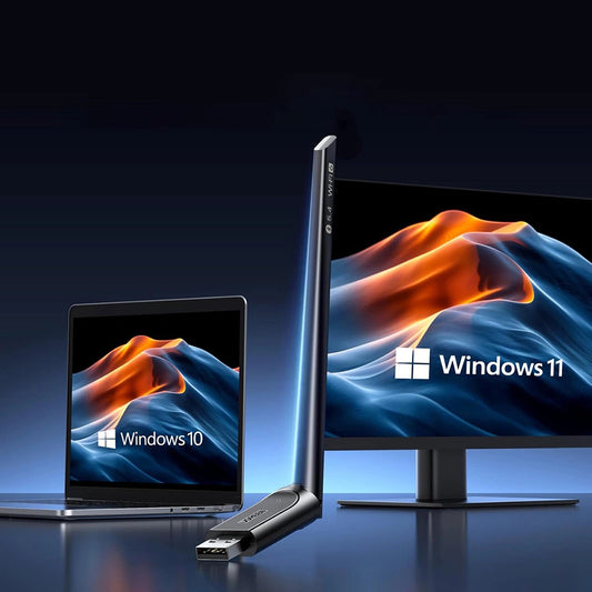 Адаптер Wireless UGREEN AX900 (75109), Dual Band, Wi-Fi 6, 600Mbps, Черен