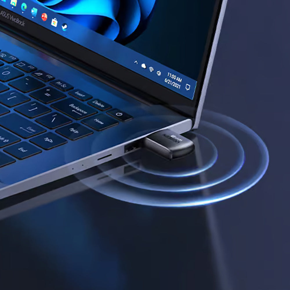 Безжичен адаптер UGREEN CM762 (35264), Dual Band, Wi-Fi 6, 600Mbps, Черен