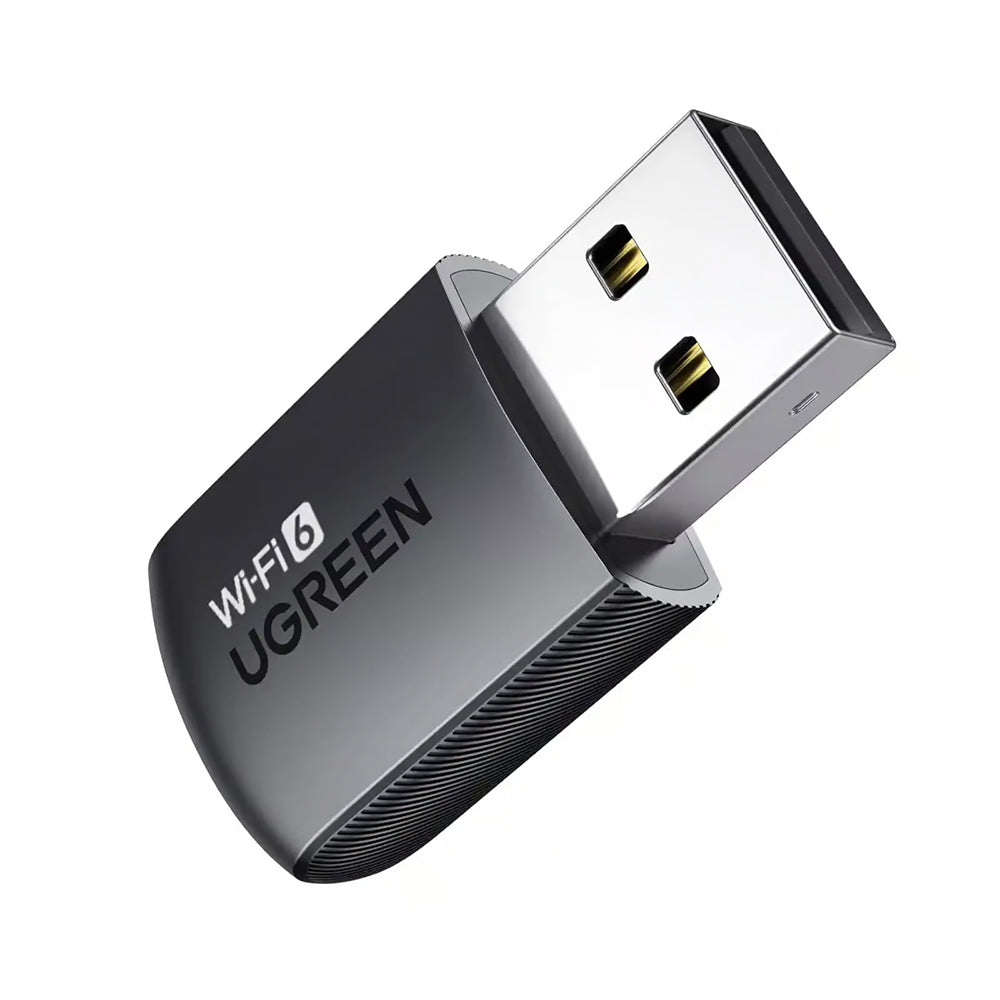 Безжичен адаптер UGREEN CM762 (35264), Dual Band, Wi-Fi 6, 600Mbps, Черен