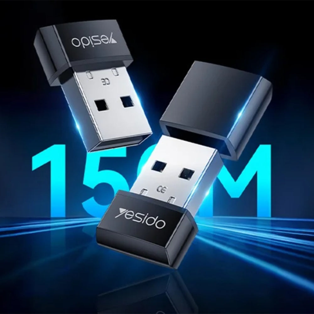 Безжичен адаптер Yesido WP10, 150Mbps, Черен