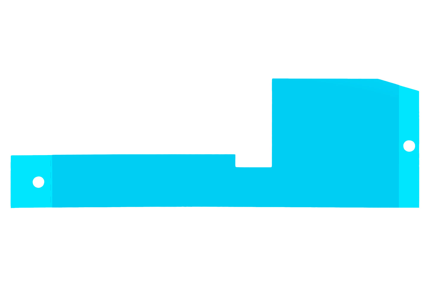 Лепило за батерия Motorola Edge 60 Neo, Лява, Сервизен пакет 5948C31454