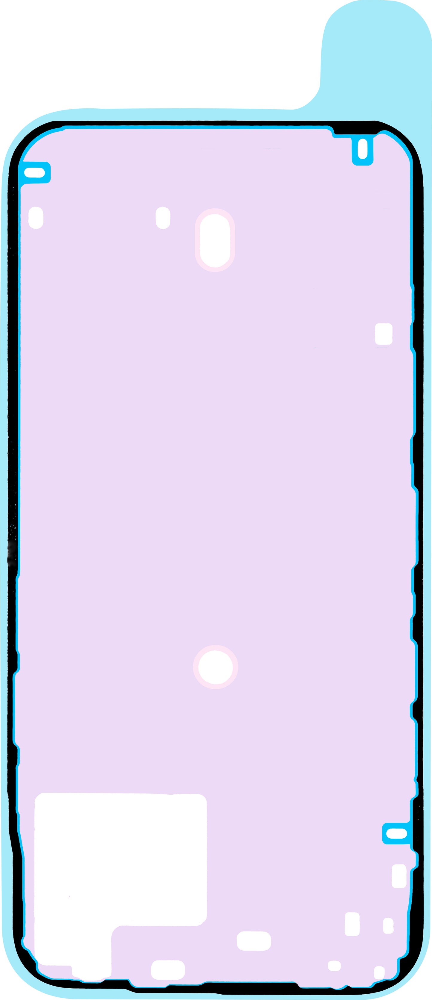 Battery Cover Adhesive Apple iPhone 15 Plus, Service Pack 923-09187