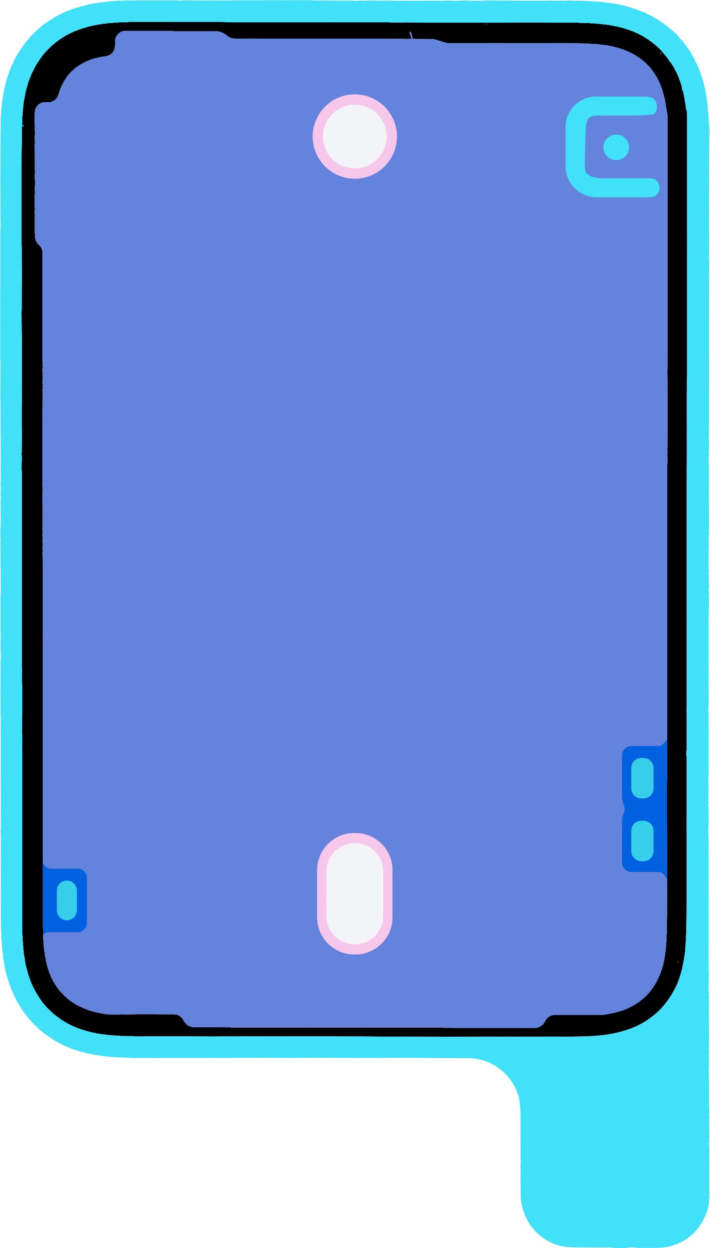 Лепило за батерия Apple iPhone 17 Pro, Service Pack 923-12849