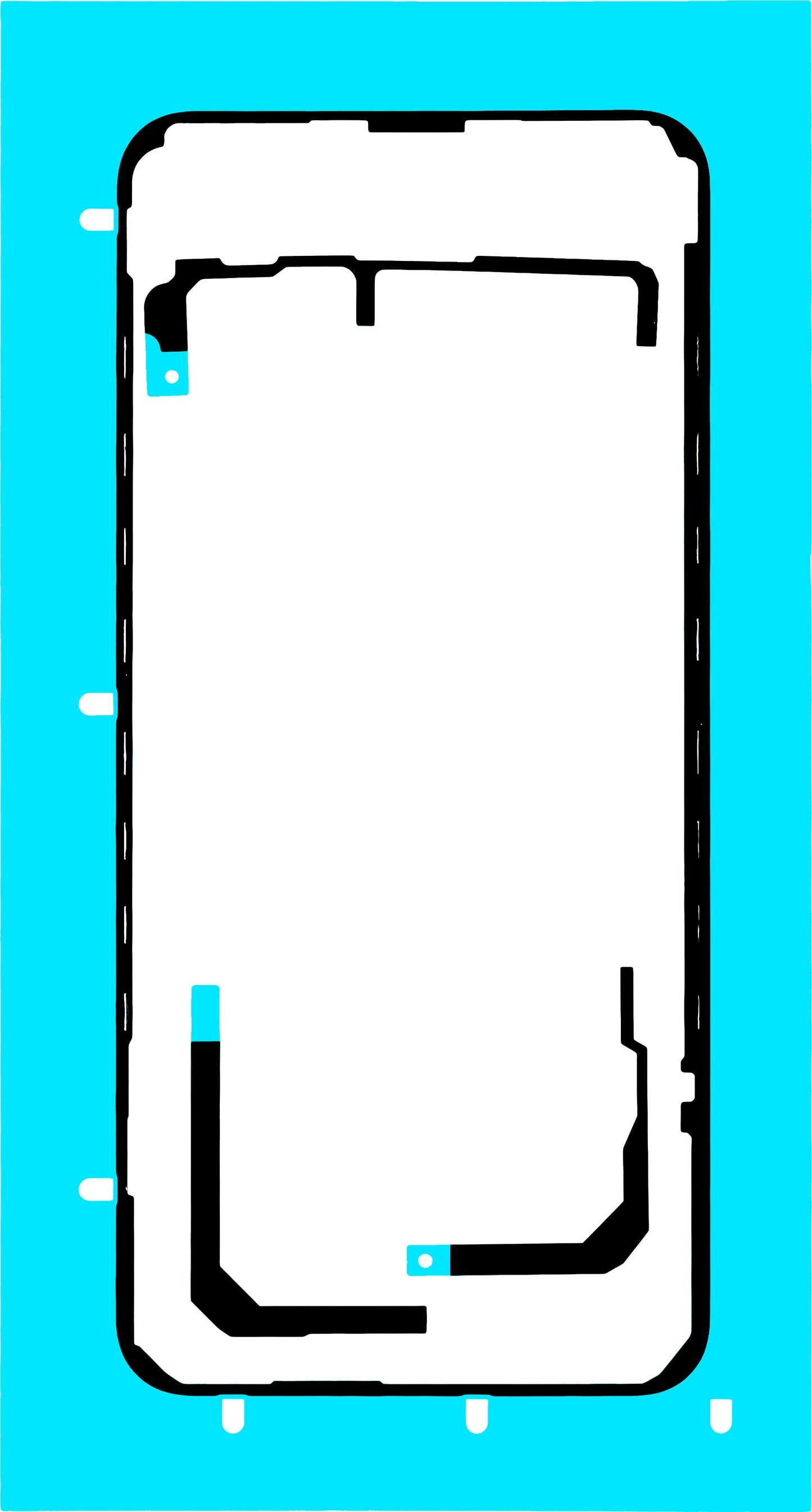 Лепило за заден капак на батерия Honor Magic8 Lite, Service Pack 5163AFUG