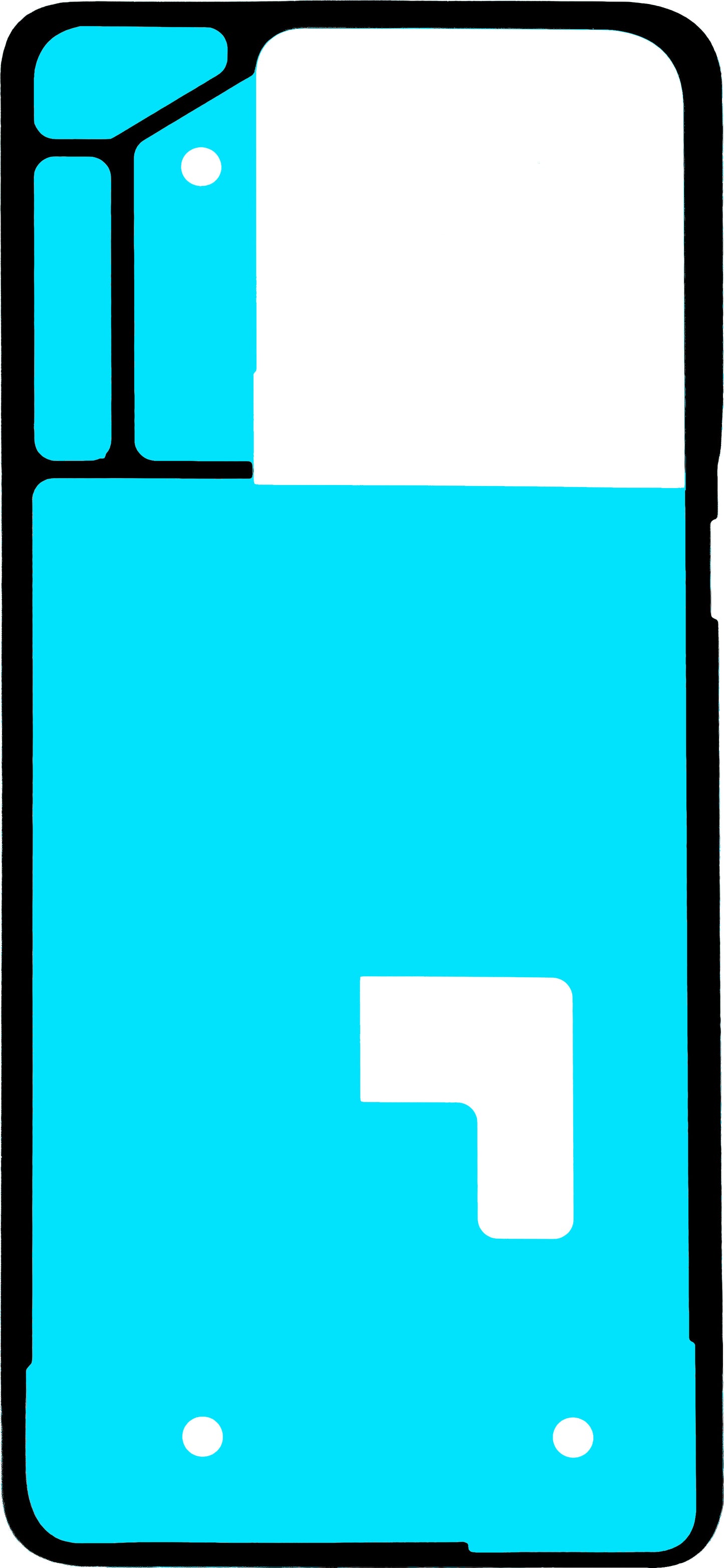 Лепило за заден капак на батерия Motorola Edge 50 Pro, Service Pack 5D78C24171