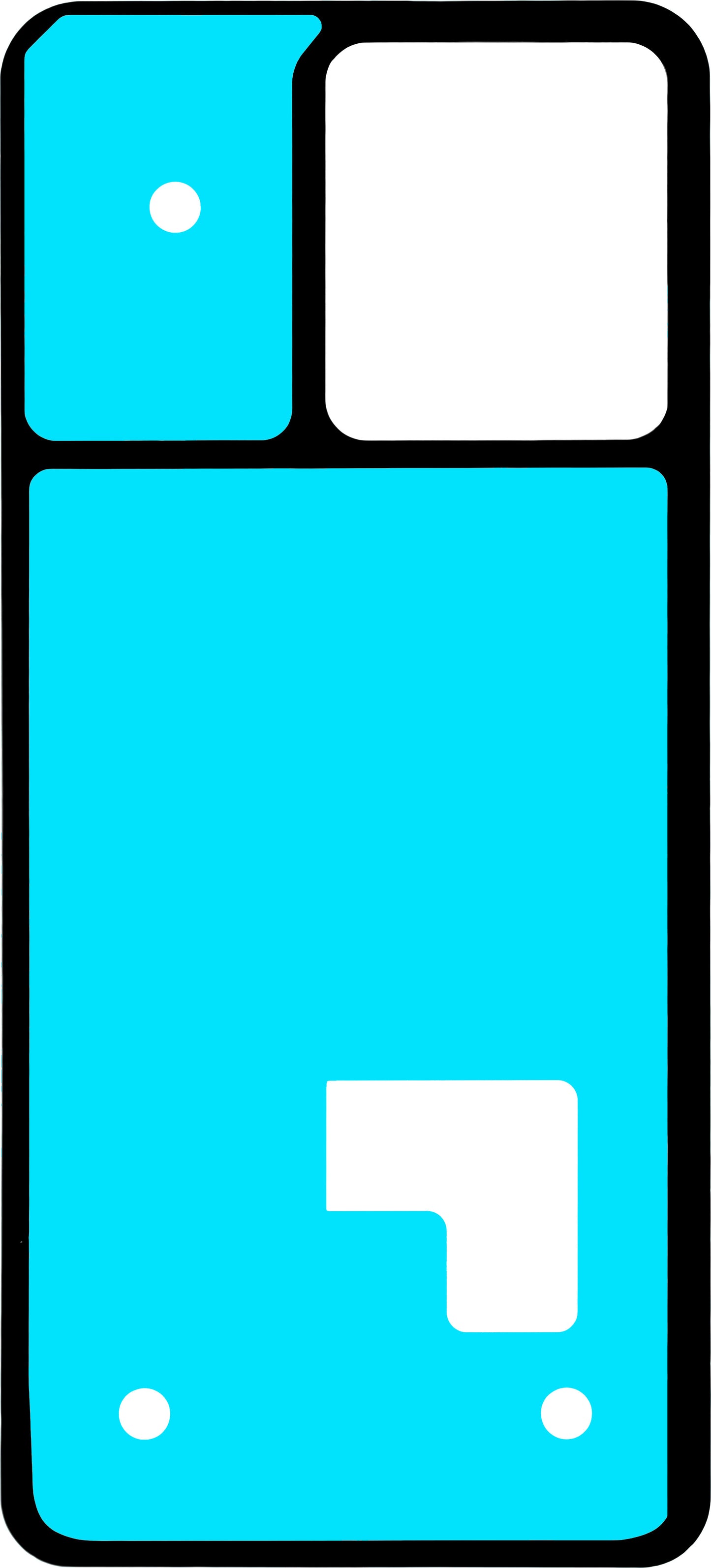 Лепило за заден капак на батерия Motorola Edge 40 Neo, Service Pack 5D78C23510