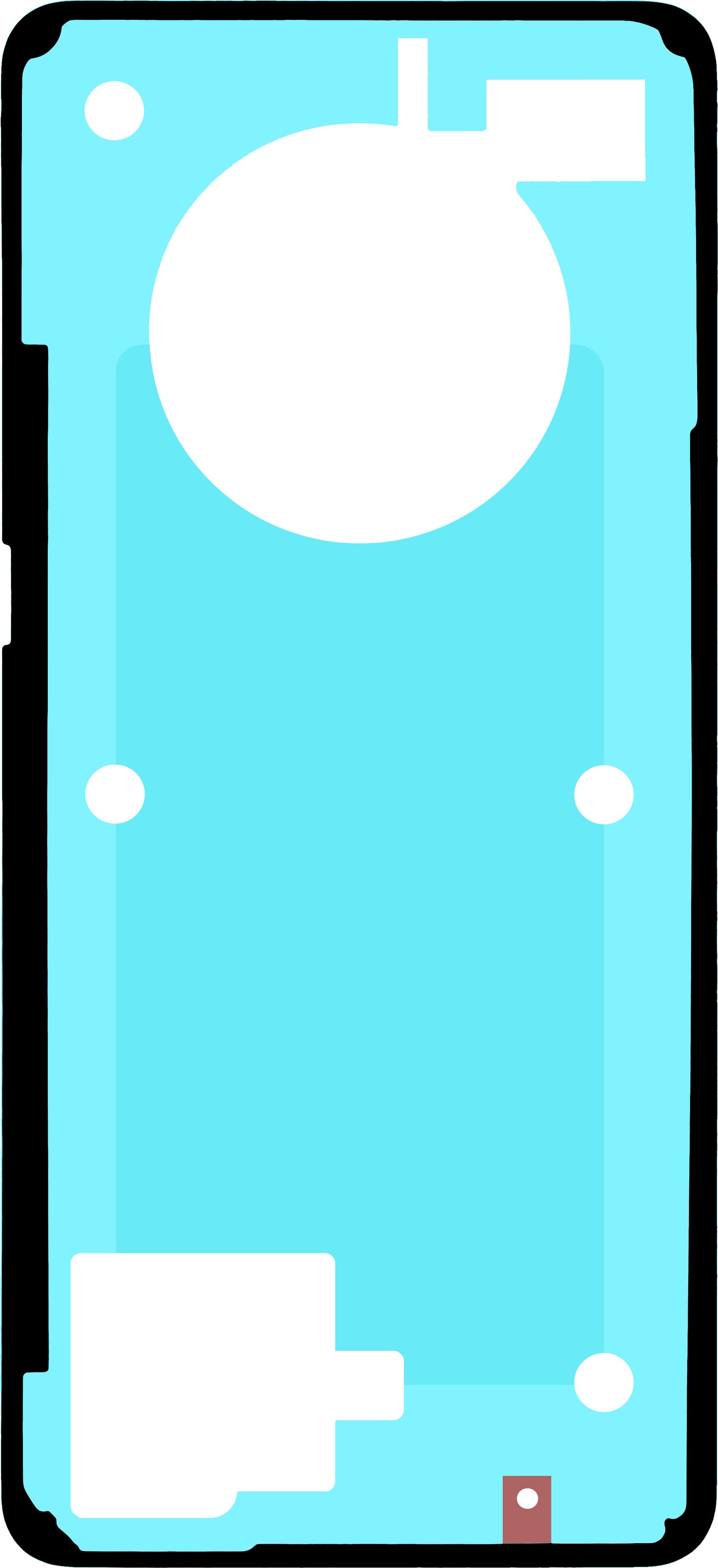 Лепило за заден капак на батерия Realme 14 Pro, Service Pack 612717000594