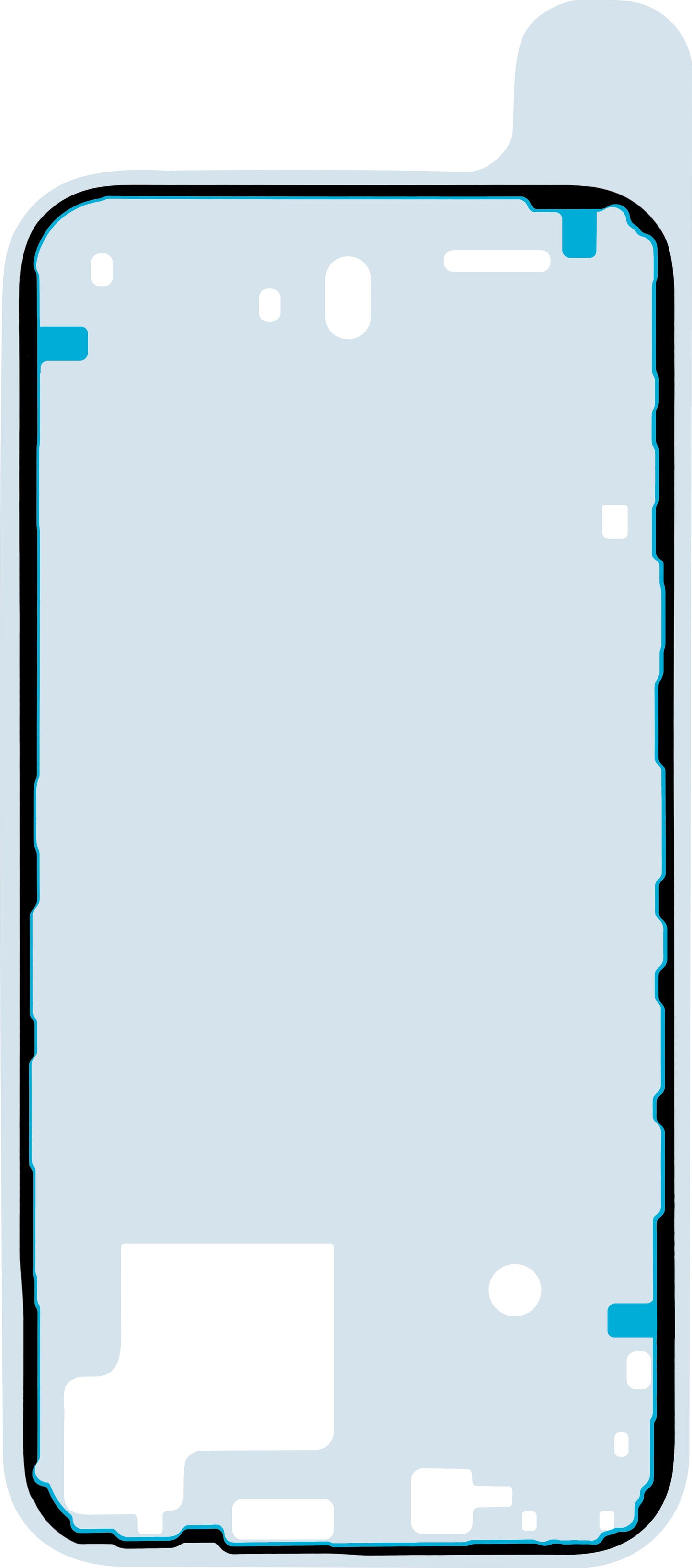 Лепило за дисплей Apple iPhone 14 Plus, Service Pack 923-08093