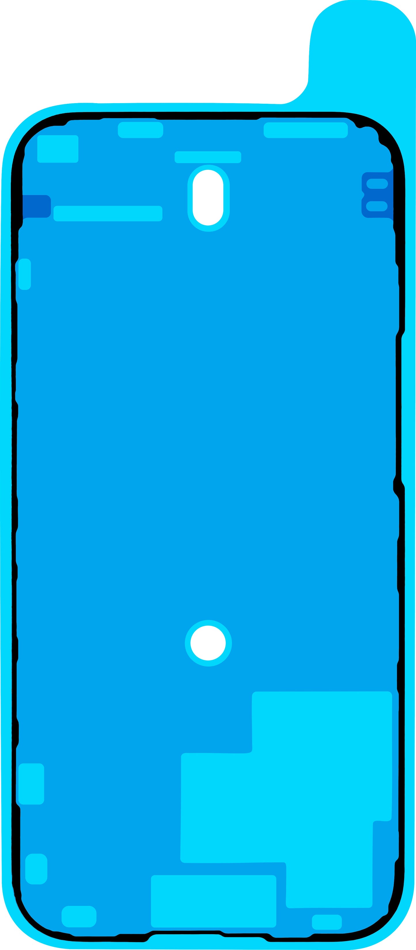 Лепило за дисплей Apple iPhone 15 Pro, Service Pack 923-09188