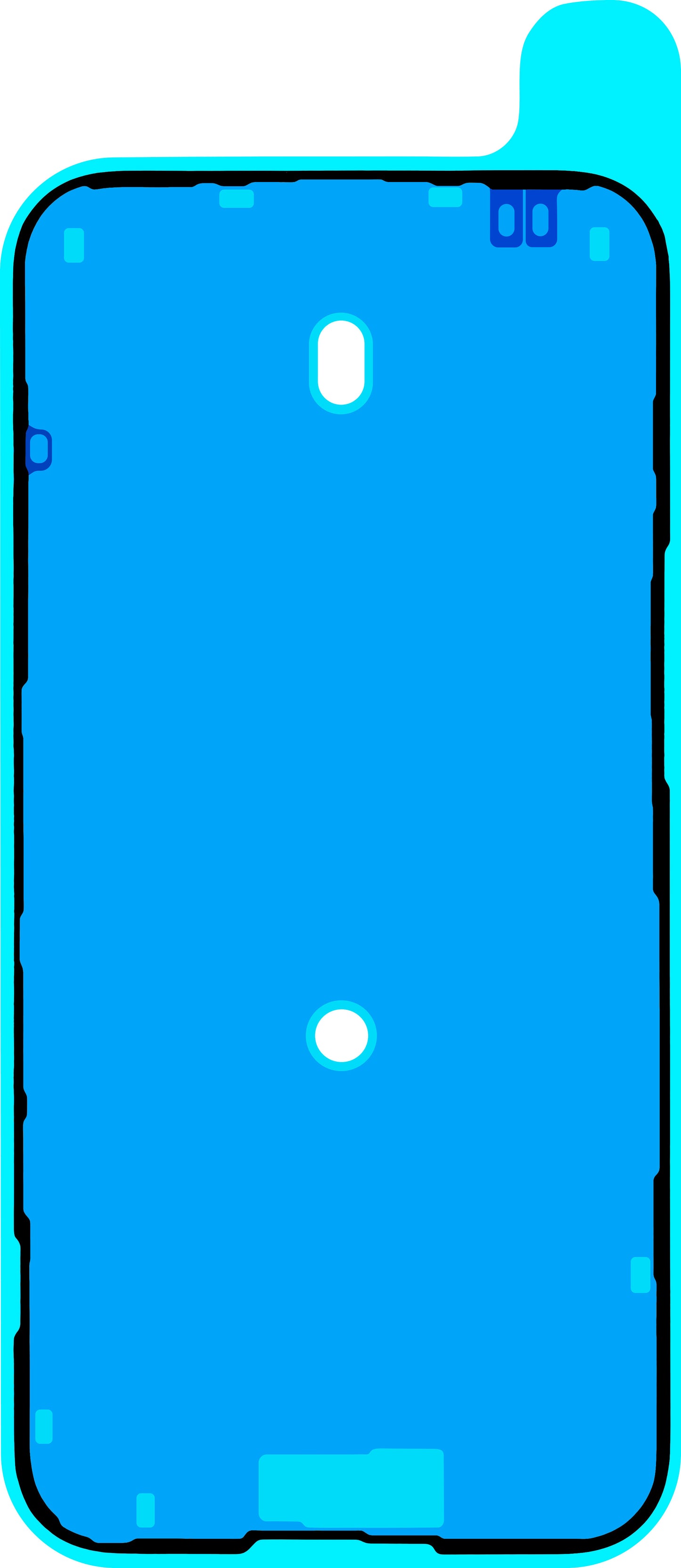 Лепило за дисплей Apple iPhone 15 Plus, Service Pack 923-09186