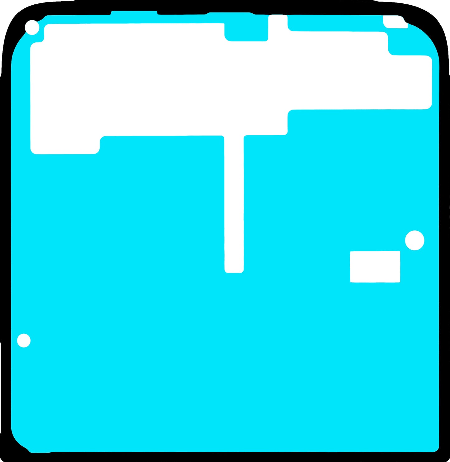 Лепило за дисплей Motorola Razr 60 / Razr 50, под външен слой, сервизен пакет SD78E13584