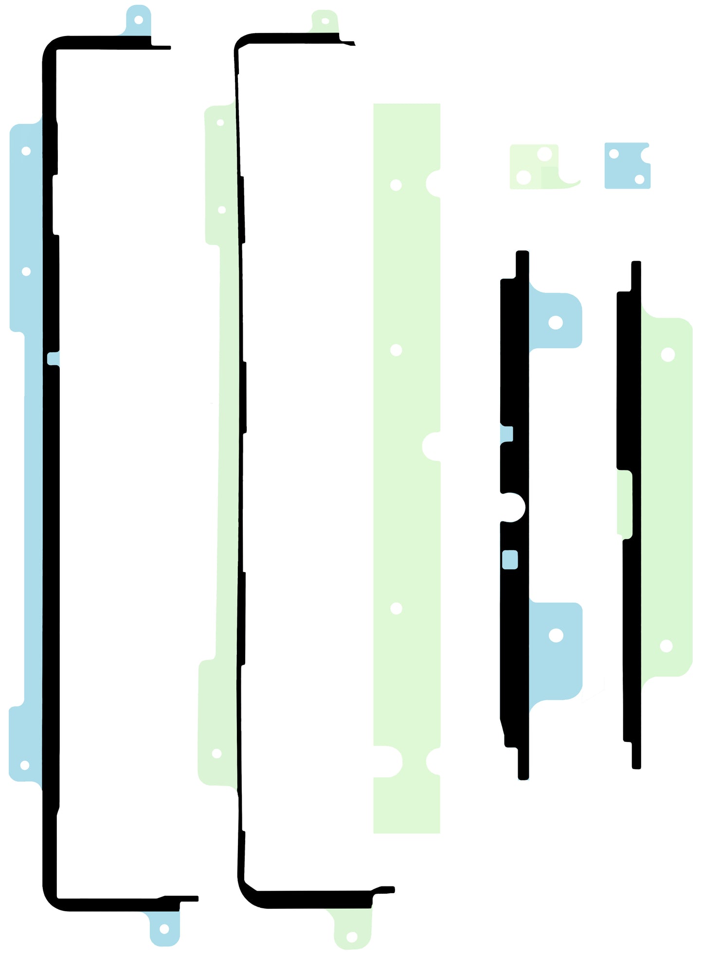 Лепило за дисплей Samsung Galaxy Tab S6, Service Pack GH82-20768A