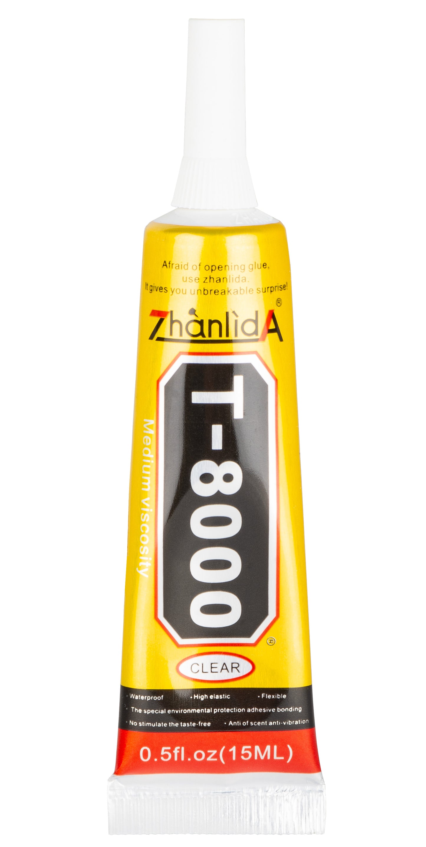 Течен лепило Zhanlida T-8000, 15ml, прозрачно