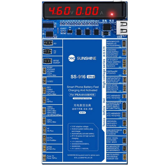 Зарядно устройство Sunshine SS-916 Ultra за сериите Apple iPhone / Android