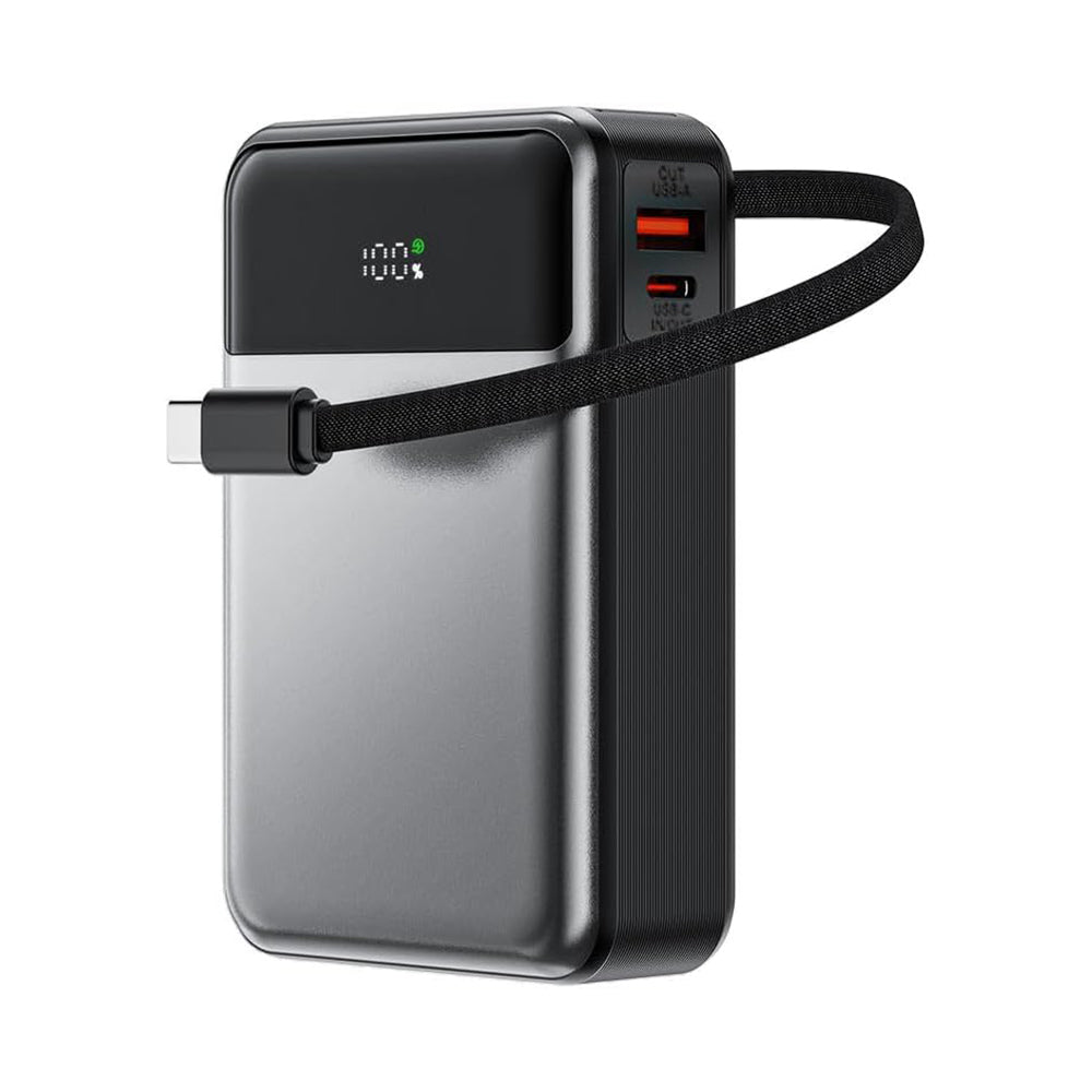 Външна батерия Acefast M21, 20000mAh, 65W, QC + PD, 1 x USB-A - 2 x USB-C, Черна