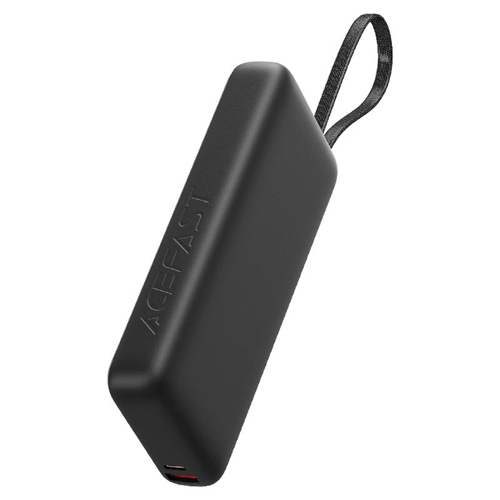 Външна батерия Acefast M22, 20000mAh, 130W, QC + PD, 1 x USB-A - 2 x USB-C, Черна
