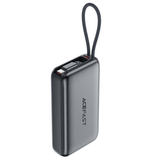 Външна батерия Acefast M32, 10000mAh, 35W, PD, 2 x USB-C, Сив