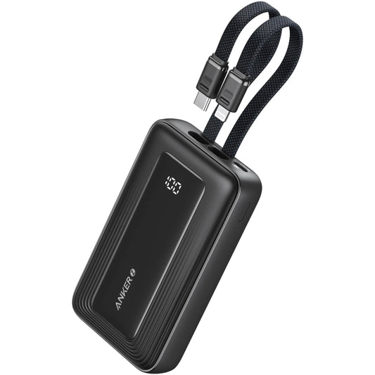 Външна батерия Anker PowerCore, 20000mAh, 30W, QC + PD, 1 x Lightning - 1 x USB-A - 2 x USB-C, черна A1681G11