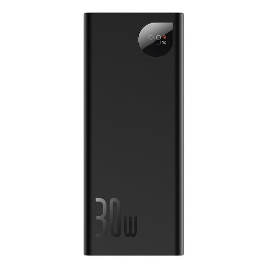 Външна батерия Baseus Adaman, 20000mAh, 30W, QC + PD, 1 x USB-C - 2 x USB-A, черна PPAD030001 PPAD030001