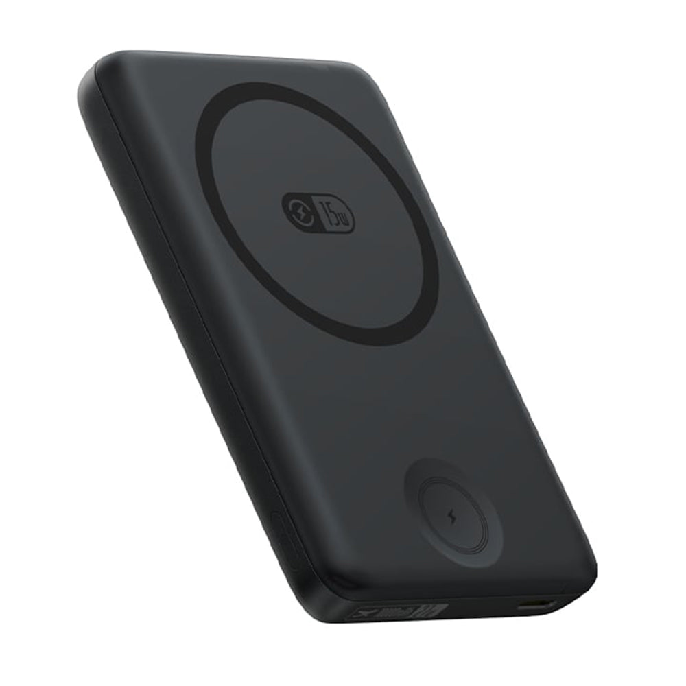 Външна батерия Baseus Bank EnerFill FT11, 10000mAh, 27W, PD + QI + FQI, 2 x QI - 1 x USB-C, Черна P1008210G123-00