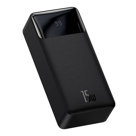 Външна батерия Baseus Bipow, 30000mAh, 15W, 1 x USB-C - 2 x USB-A, черна PPBD05050201