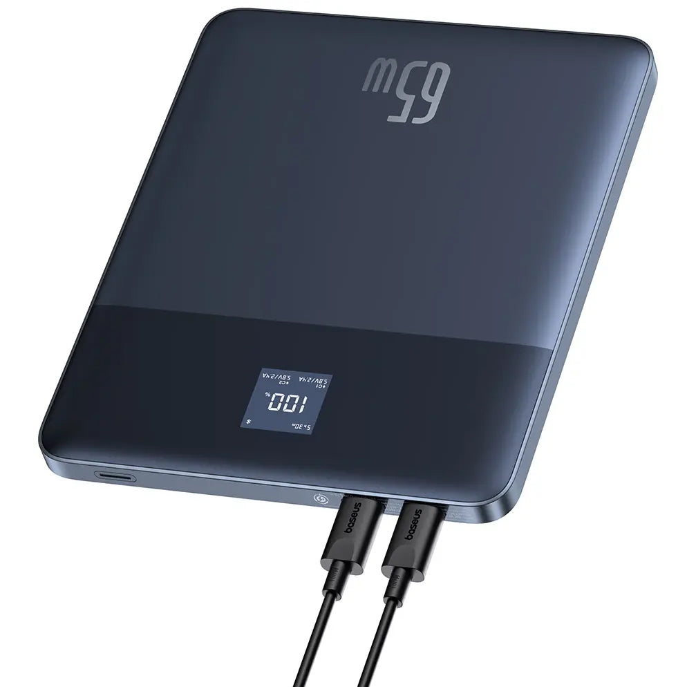 Външна батерия Baseus Blade 2, 12000mAh, 65W, PD, 2 x USB-C, синя P10063801323-00