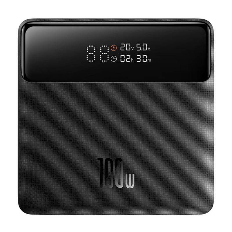 Външна батерия Baseus Blade HD, 20000mAh, 100W, QC + PD, 2 x USB-A - 2 x USB-C, Черна PPBL000301