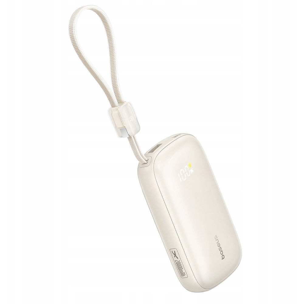 Външна батерия Baseus EnerFill FC21 Qpow 3 Ultra, 10000mAh, 45W, QC + PD, 1 x USB-A - 1 x USB-C, Бежов E0027Q01
