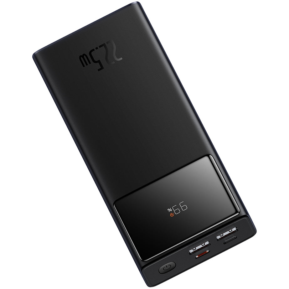 Външна батерия Baseus Star Lord, 20000mAh, 22.5W, QC + PD, 1 x USB-C - 2 x USB-A, Черна PPXJ080001