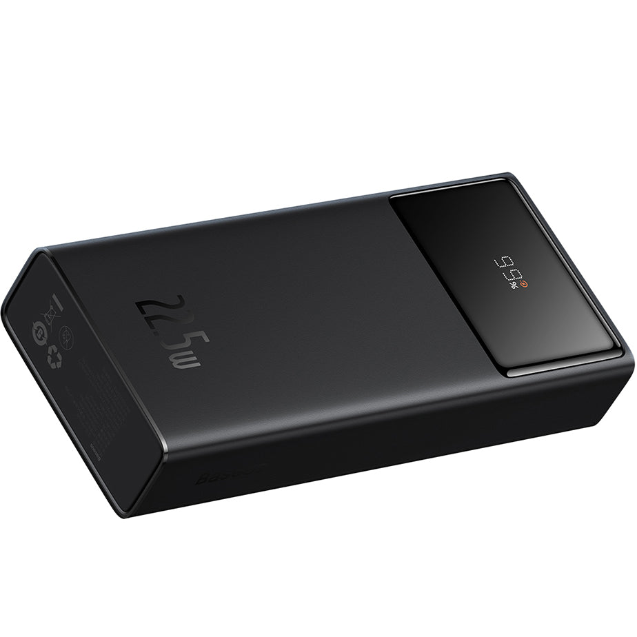Външна батерия Baseus Star Lord, 20000mAh, 22.5W, QC + PD, 1 x USB-C - 2 x USB-A, Черна PPXJ080001