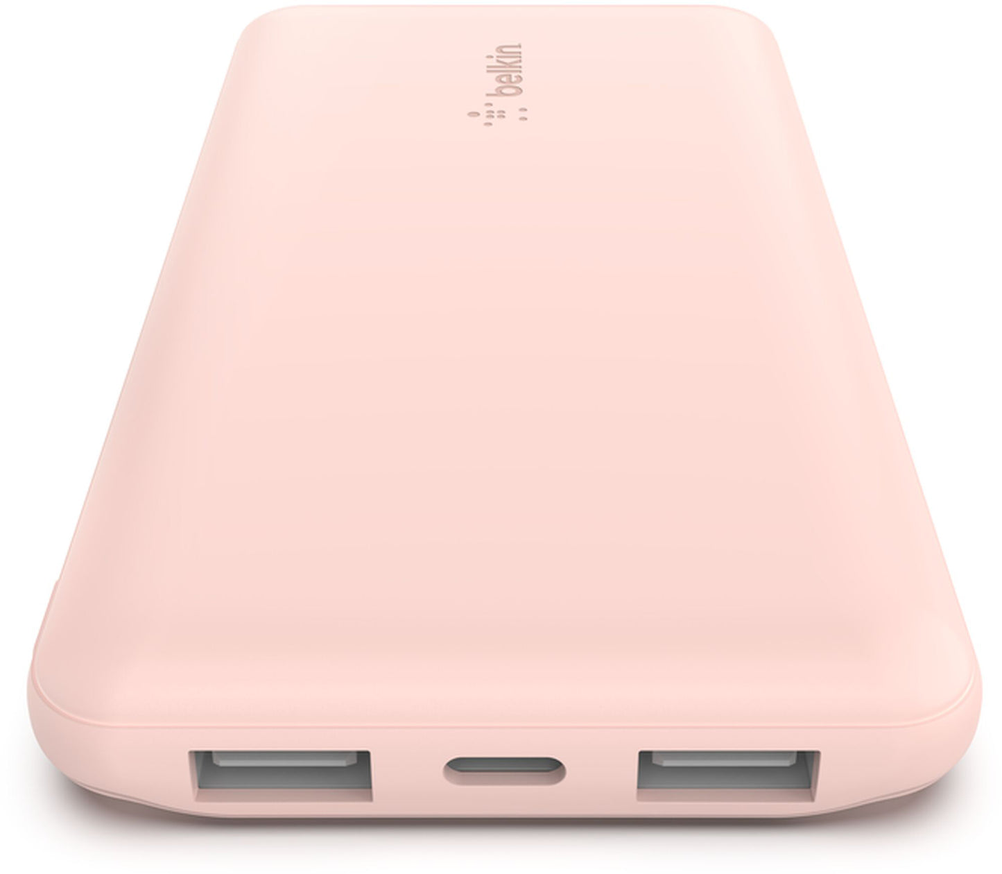 Външна батерия Belkin BoostCharge, 10000mAh, 15W, 1 x USB-C - 2 x USB-A, Розов BPB011btRG