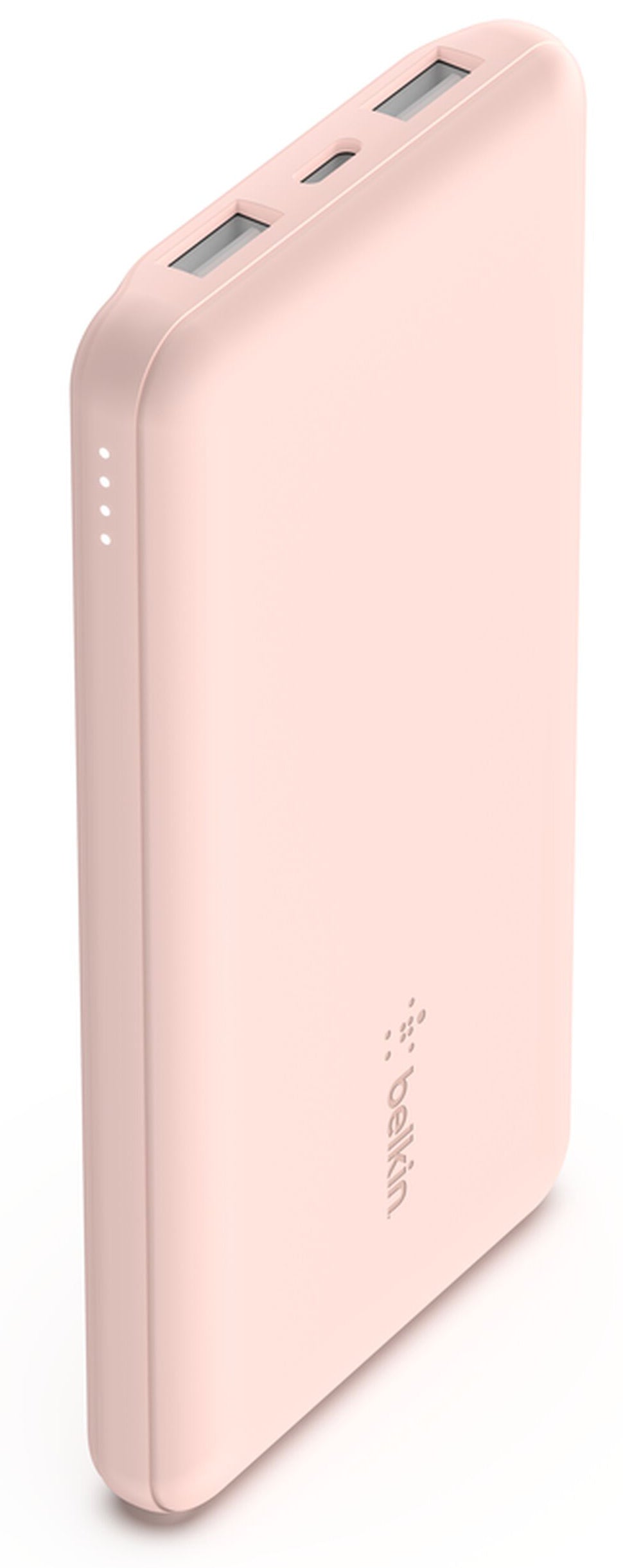 Външна батерия Belkin BoostCharge, 10000mAh, 15W, 1 x USB-C - 2 x USB-A, Розов BPB011btRG