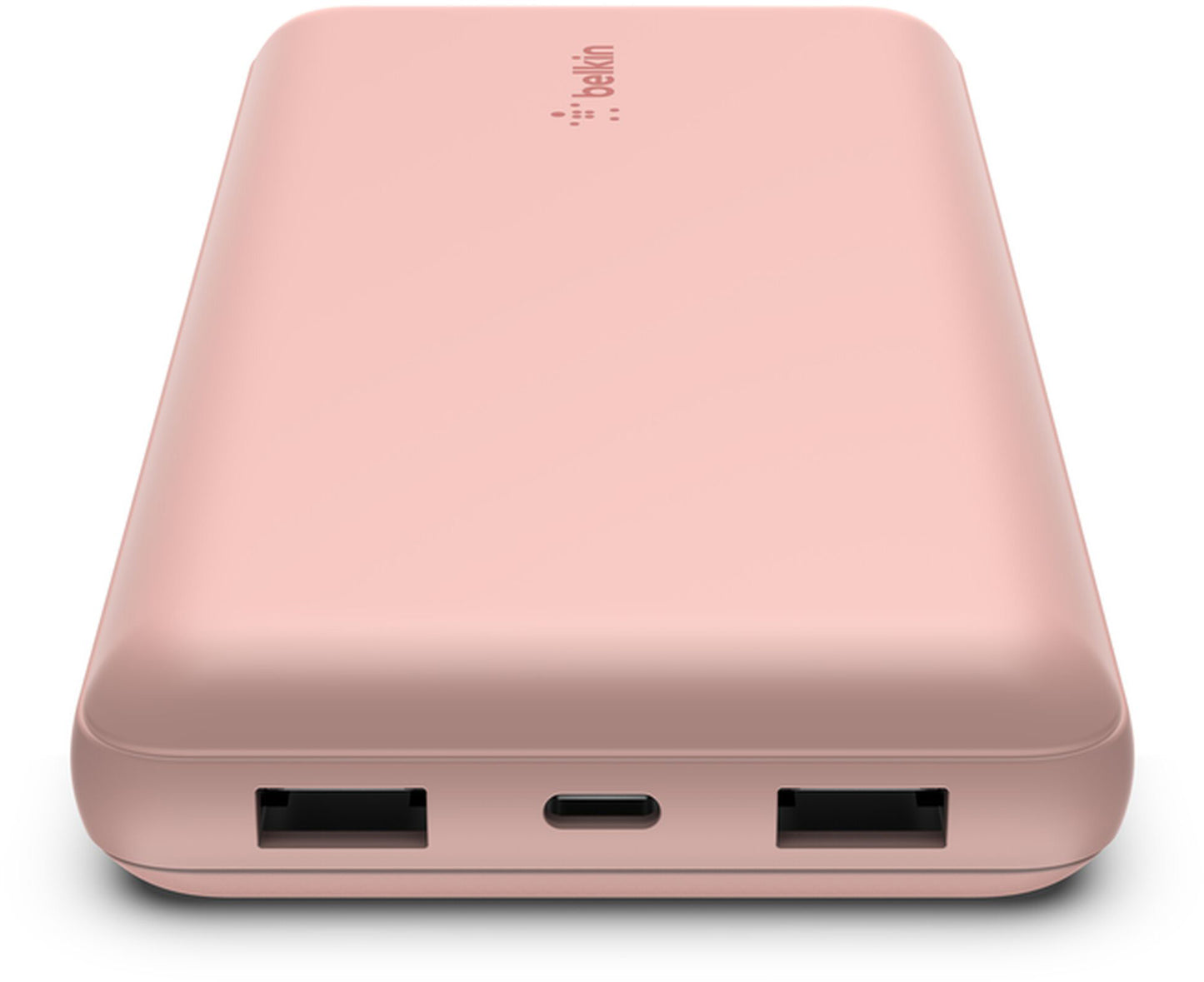 Външна батерия Belkin BoostCharge, 20000mAh, 15W, 1 x USB-C - 2 x USB-A, Розово злато BPB012btRG