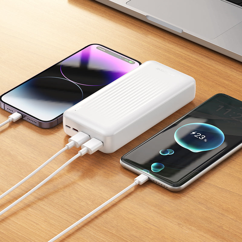 Външна батерия Borofone BJ78A Clever, 20000mAh, 10W, 2 x USB-A, Черна