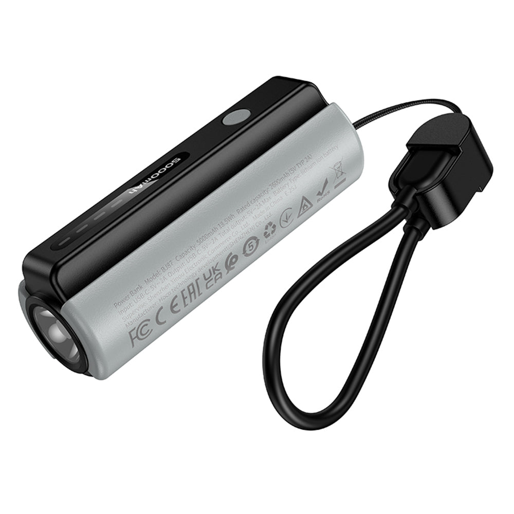 Външна батерия Borofone BJ87 Star, 5000mAh, 10W, 1 x USB-C, Сива