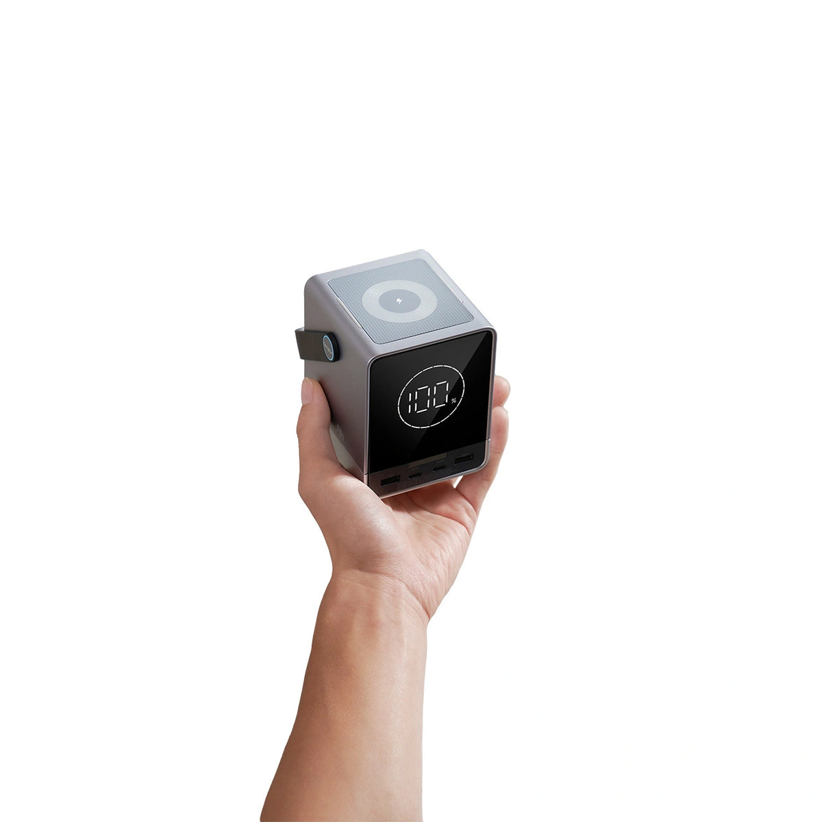 Външна батерия Cuktech, 40000mAh, 300W, QC + PD + FQI, 1 x QI - 2 x USB-A - 2 x USB-C, Черна CUKP01CTEUSL
