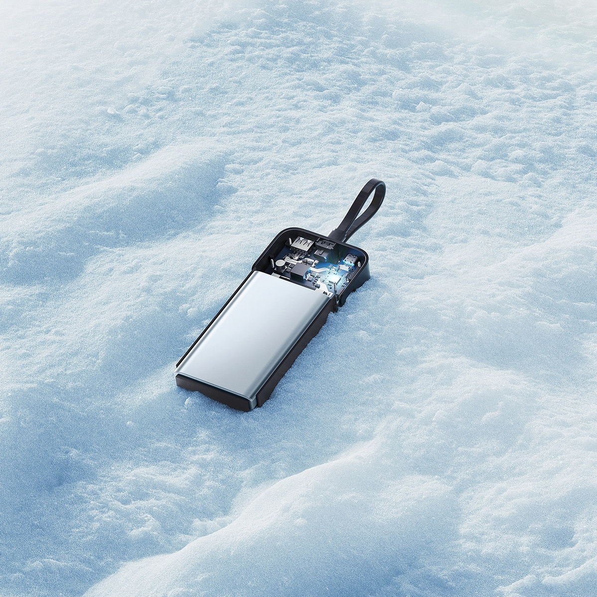 Външна батерия Cuktech LPB200N, 20000mAh, 40W, QC + PD, 1 x USB-A - 2 x USB-C, Черна CUKL200NMXGR