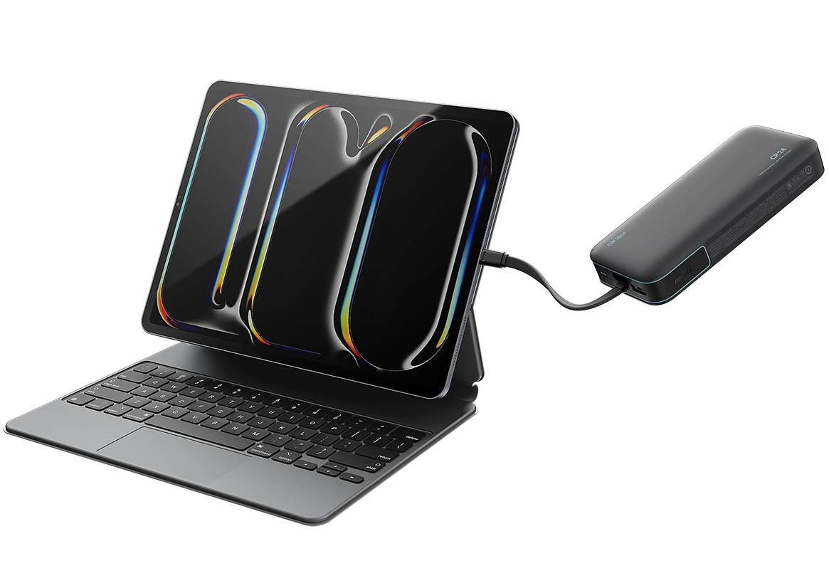 Външна батерия Cuktech LPB200N, 20000mAh, 40W, QC + PD, 1 x USB-A - 2 x USB-C, Черна CUKL200NMXGR