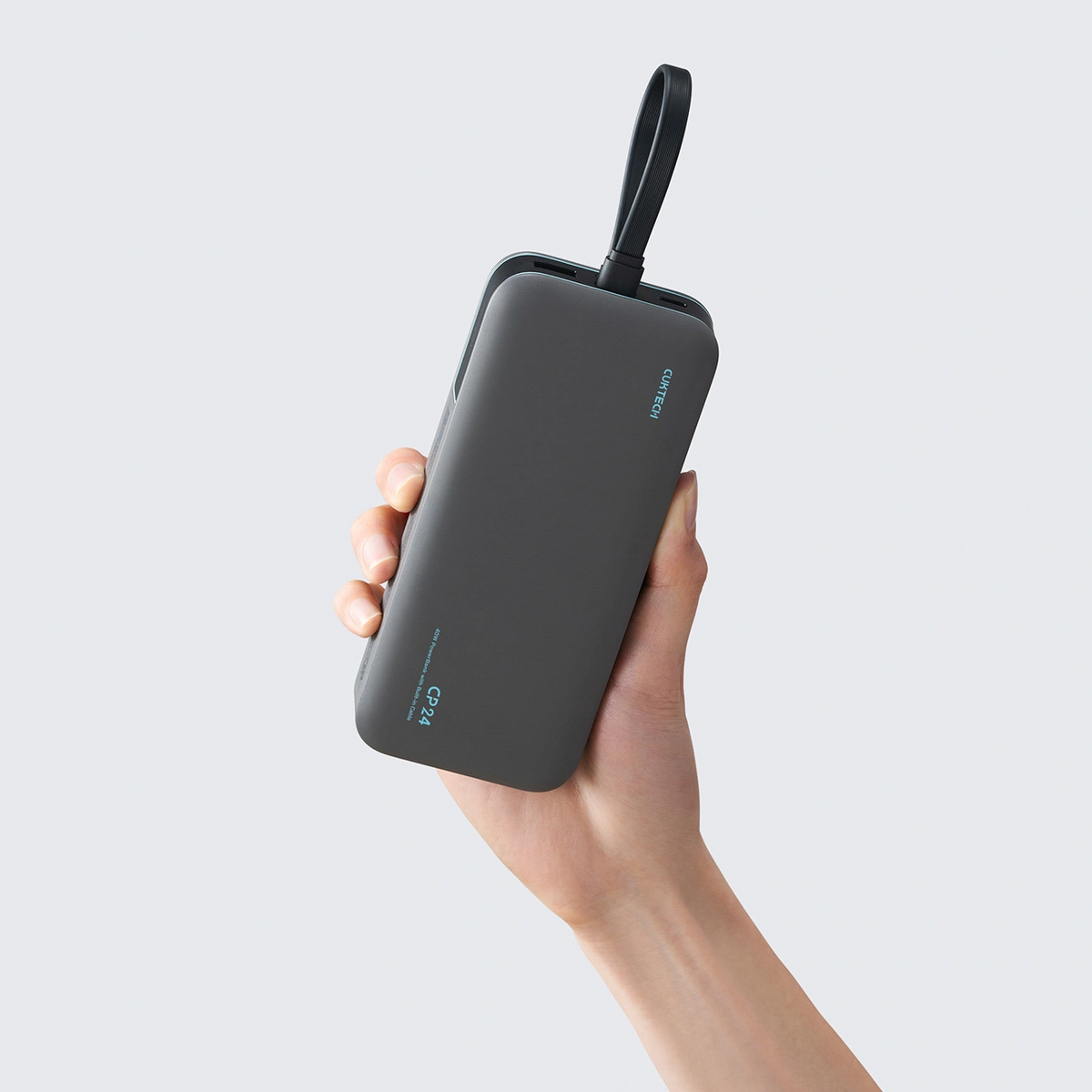 Външна батерия Cuktech LPB200N, 20000mAh, 40W, QC + PD, 1 x USB-A - 2 x USB-C, Черна CUKL200NMXGR