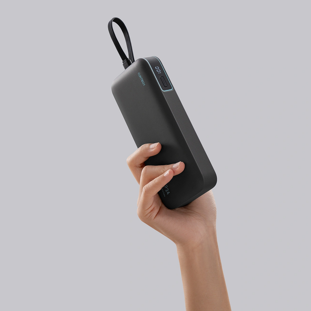 Външна батерия Cuktech LPB200N, 20000mAh, 40W, QC + PD, 1 x USB-A - 2 x USB-C, Черна CUKL200NMXGR