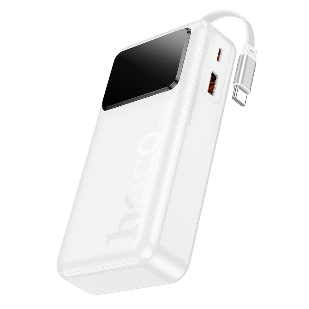 Външна батерия HOCO Q41, 20000mAh, 22.5W, QC + PD, 1 x USB-A - 2 x USB-C, бяла