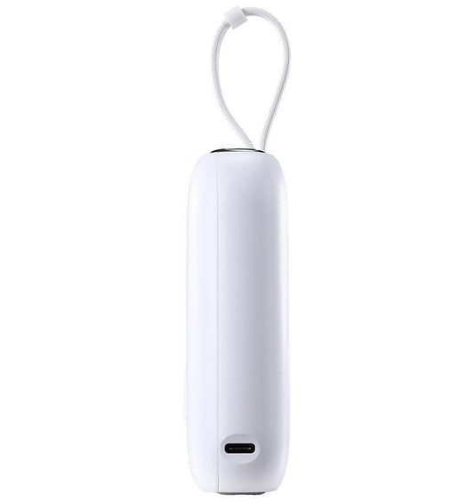 Joyroom Colorful Series JR-L012 External Battery, 10000mAh, 22.5W, QC + PD, 1 x Lightning - 2 x USB-C, White