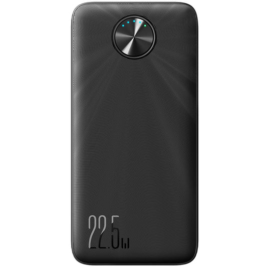 Външна батерия Joyroom JR-PBF15, 10000mAh, 22,5W, QC + PD, 1 x USB-C - 2 x USB-A, черна
