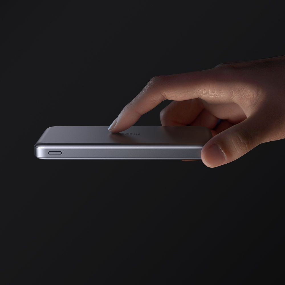 Външна батерия Wireless McDodo MC-3781 Meta, 10000mAh, 20W, PD + FQI, 1 x QI - 2 x USB-C, Черна